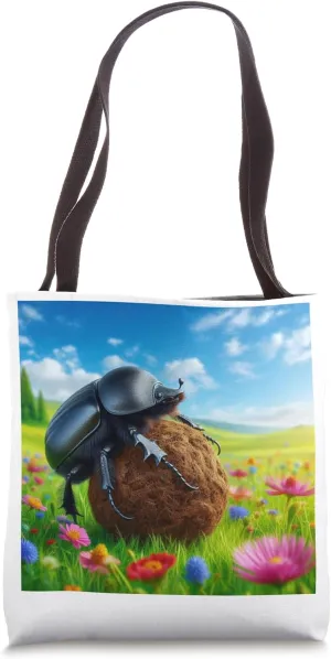 Dung Beetle - Dung in your life - Roll Tote Bag