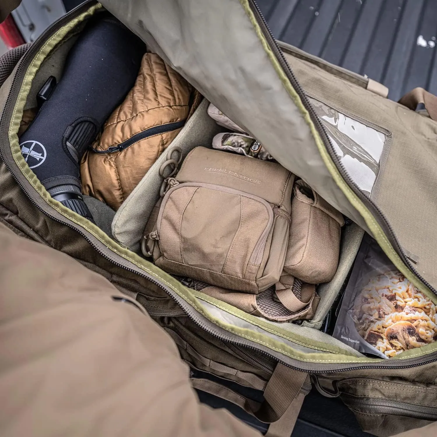 Eberlestock Atlas Duffel - Your Hunting and Travel Companion for Endless Adventure, Multicam