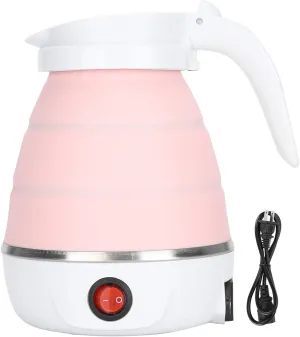 Electric Kettle, Folding Water Boiler Portable Silicone Household Electric Kettle 400W US Plug 110V()