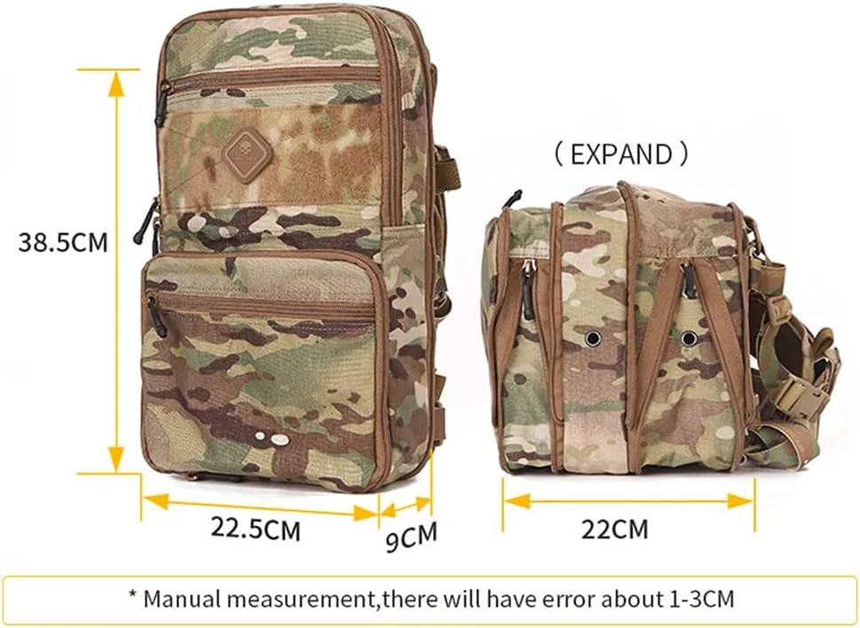 emersongear Tactical Backpack for Vest for Men Military Army Assault Pack D3 Multi-purpose Bag 24L