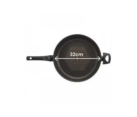 Essteele Per Salute Stainless Steel Induction Covered Sauteuse - 32cm/5.7L