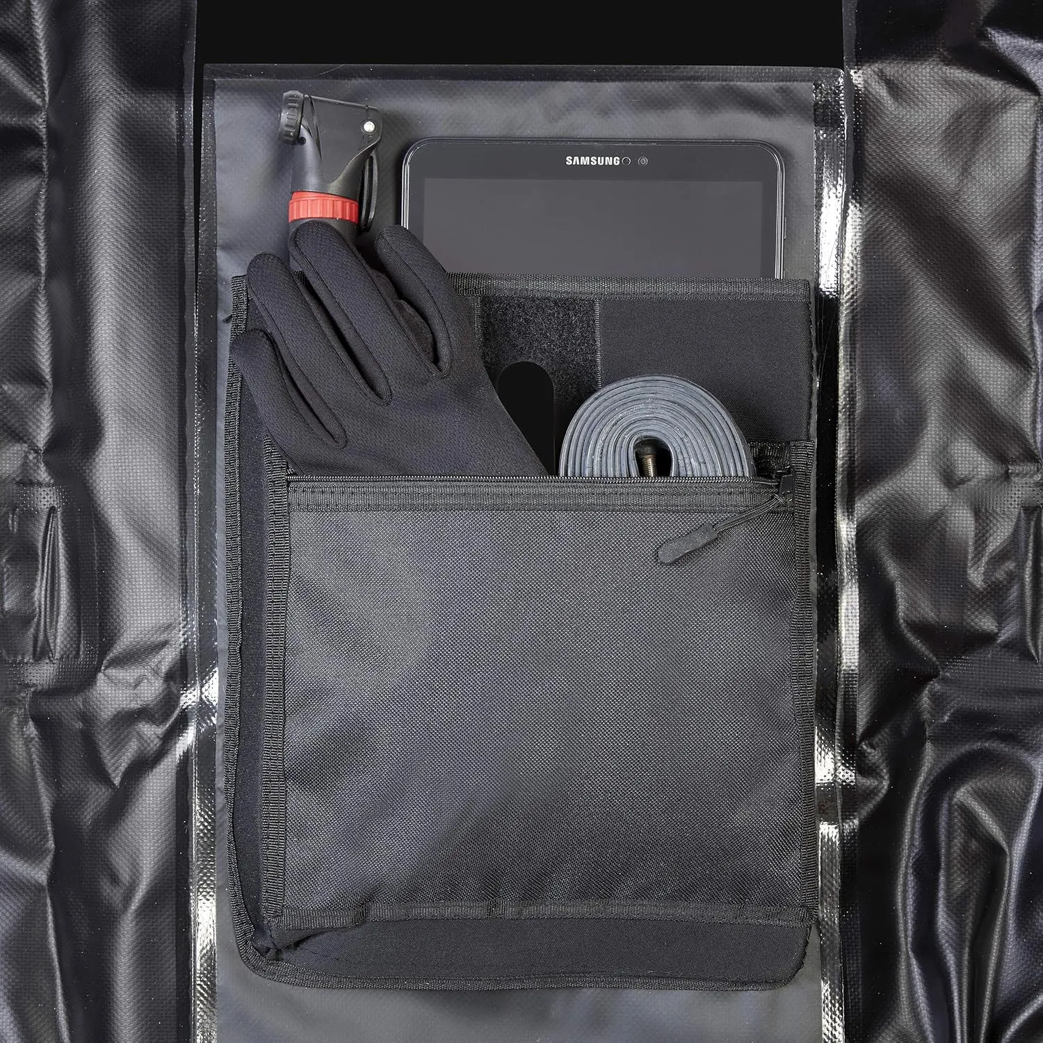 Ettore Cycling Rucksack 100% Waterproof Dry Bag - Black/White - Sonar