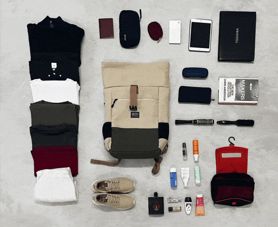 Everyday Backpack in Black by 8000Kicks