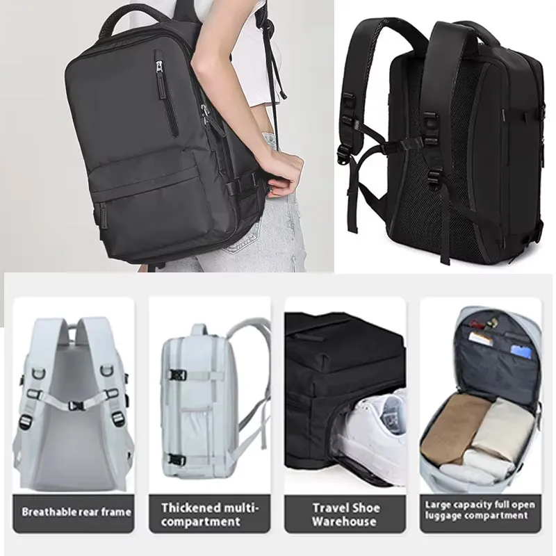 Expandable Cabin-Approved Travel Backpack