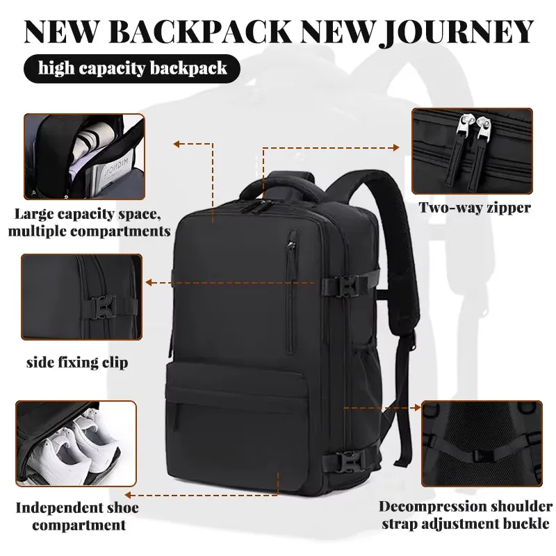 Expandable Cabin-Approved Travel Backpack