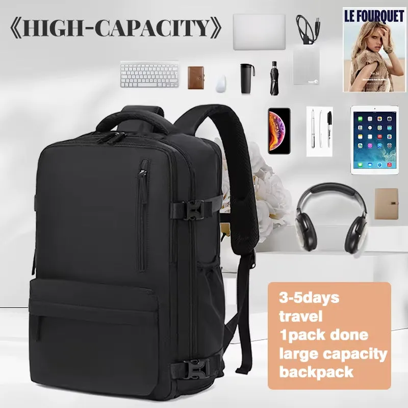 Expandable Cabin-Approved Travel Backpack