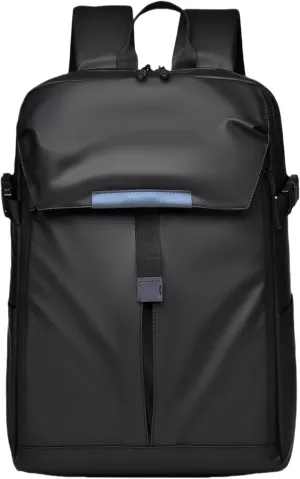 Expandable Waterproof Backpack, 15.6 inch Laptop Bag, Sports Equipment Storage, 16.9 x 11 x 5.1 inches (black)