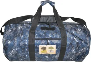 Explorer Tactical Round Heavy Duty Duffel Bag With Shoulder Strap 31 inch (NAVY DIGITAL)