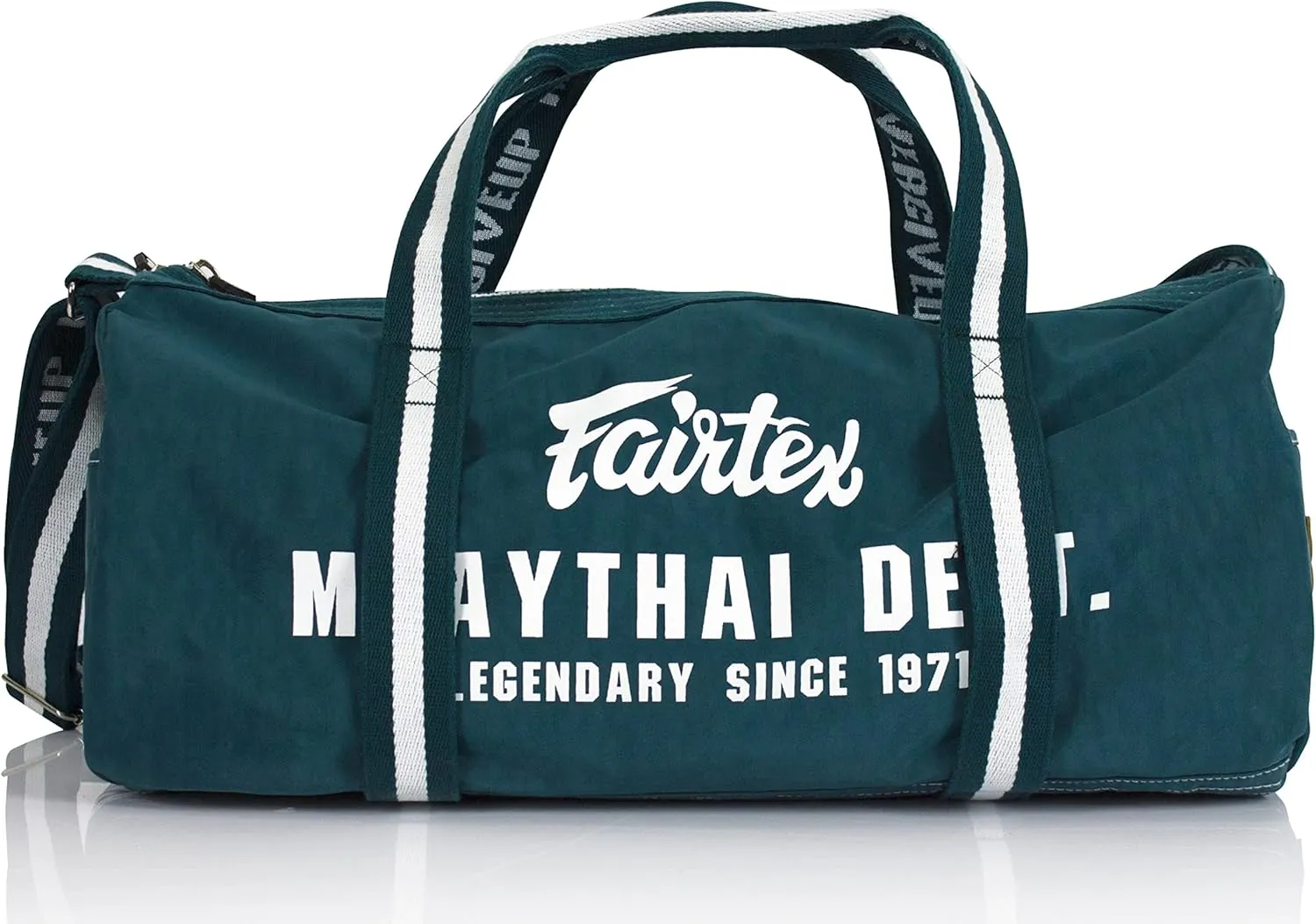 Fairtex BAG9 Retro Style Barrel Bag Thai Boxing Heavy Gym Bag Myay Thai MMA (Green)