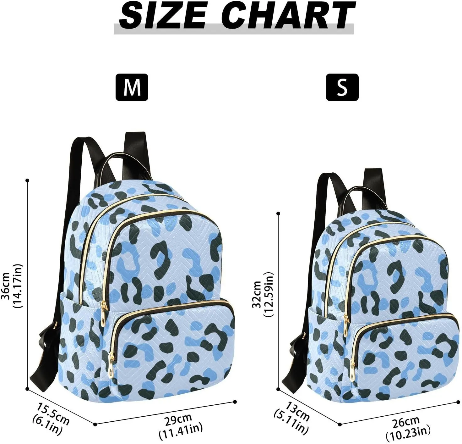 Fashion Travel Backpack for Women Multi Pockets Lightweight Purse for Women Mottled (Small Pattren 2)
