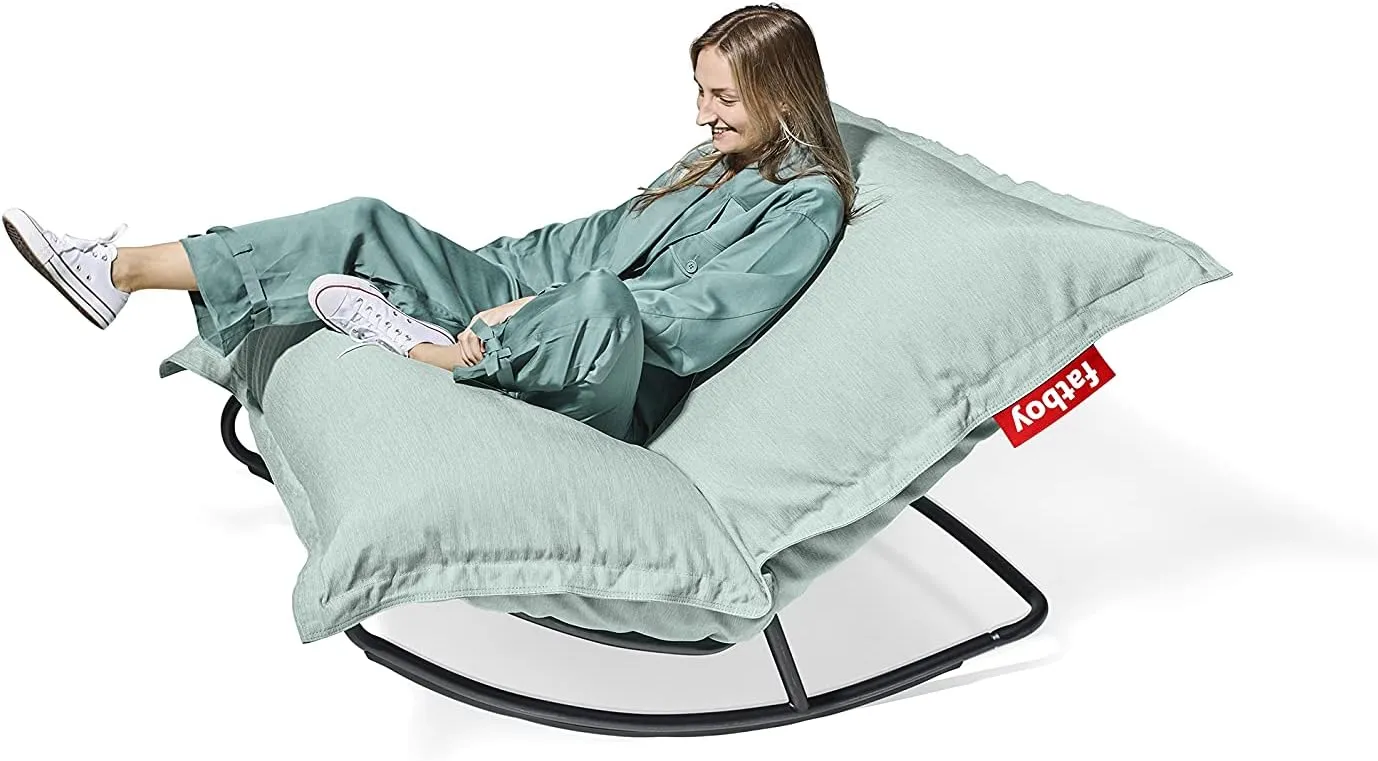 Fatboy Original Outdoor Bean Bag Rocking Chair, Seafoam