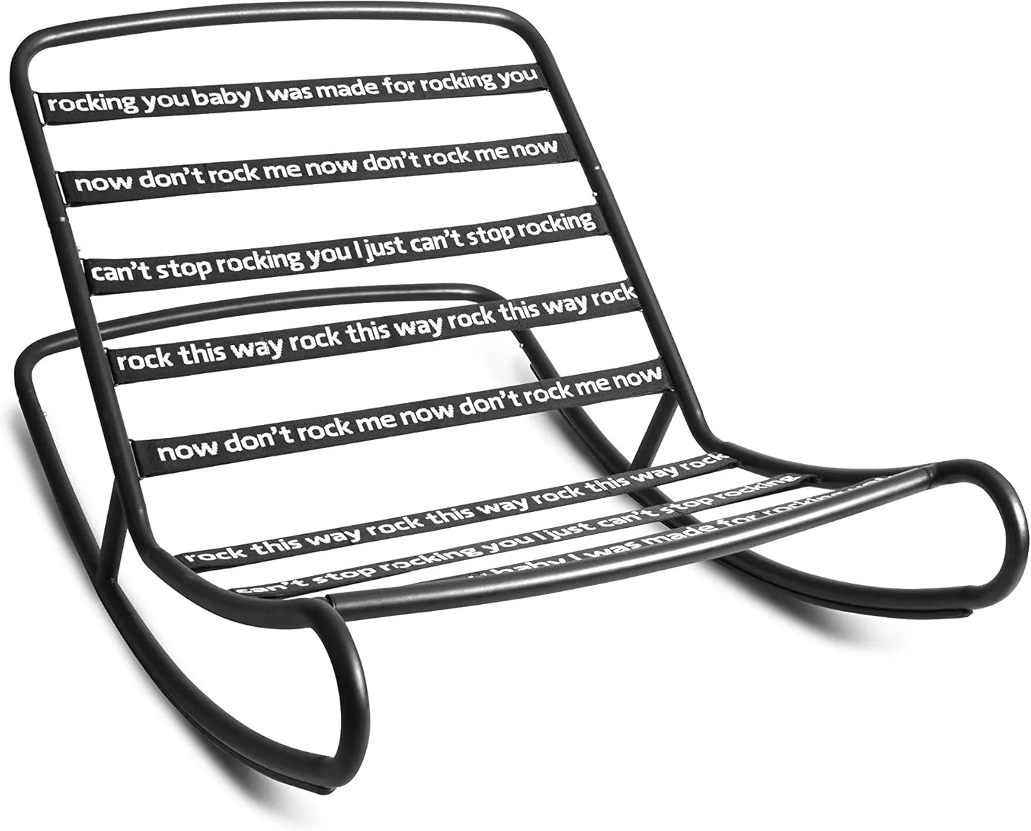 Fatboy Original Outdoor Bean Bag Rocking Chair, Stripe Ocean Blue