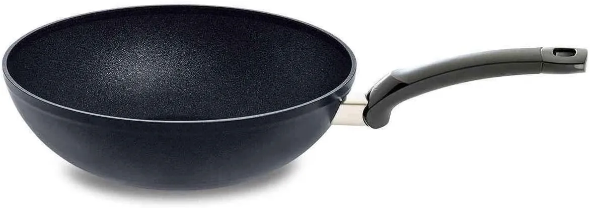 Fissler adamant Aluminum Frypan (11”) Wok-Pan, coated, non-stick, scratch-resistant - induction, black (157-805-28-100/0)