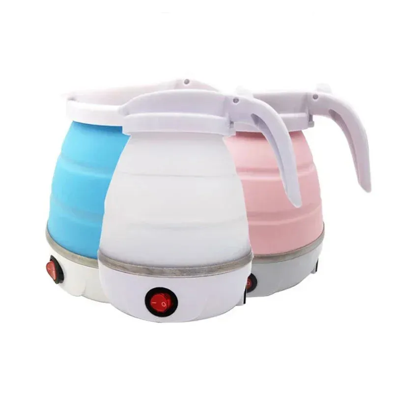 Foldable And Portable Teapot Water Heater 600ML Household Travel Electric Water Kettle 220V Kitchen Appliances Water Boiling Pot