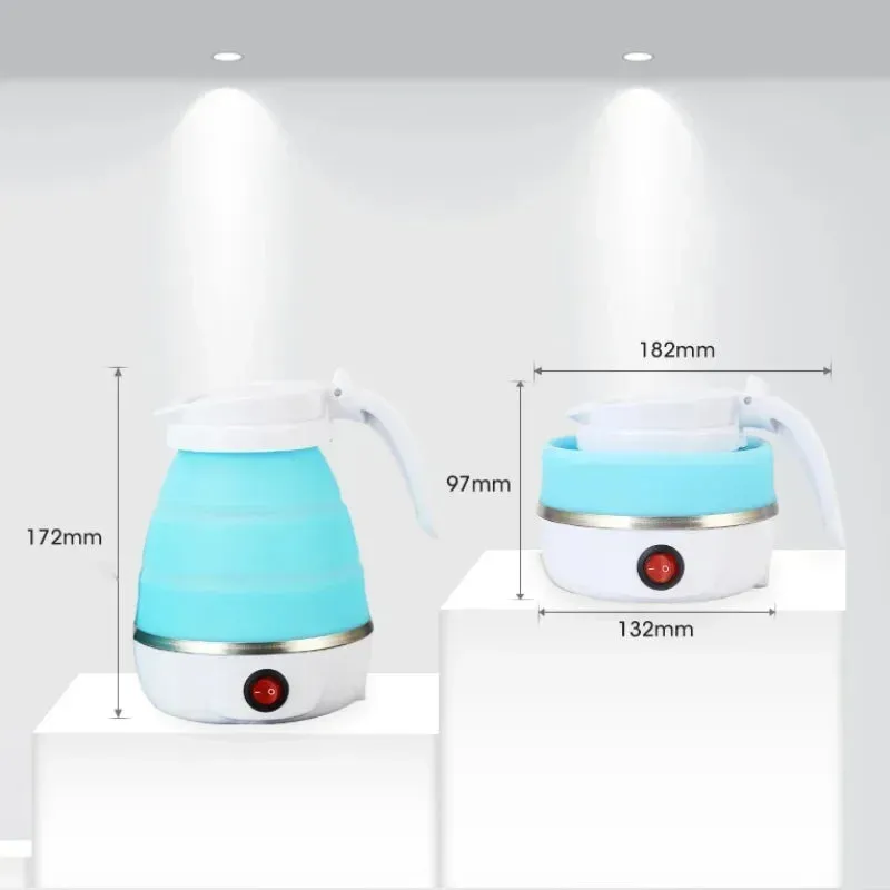 Foldable And Portable Teapot Water Heater 600ML Household Travel Electric Water Kettle 220V Kitchen Appliances Water Boiling Pot