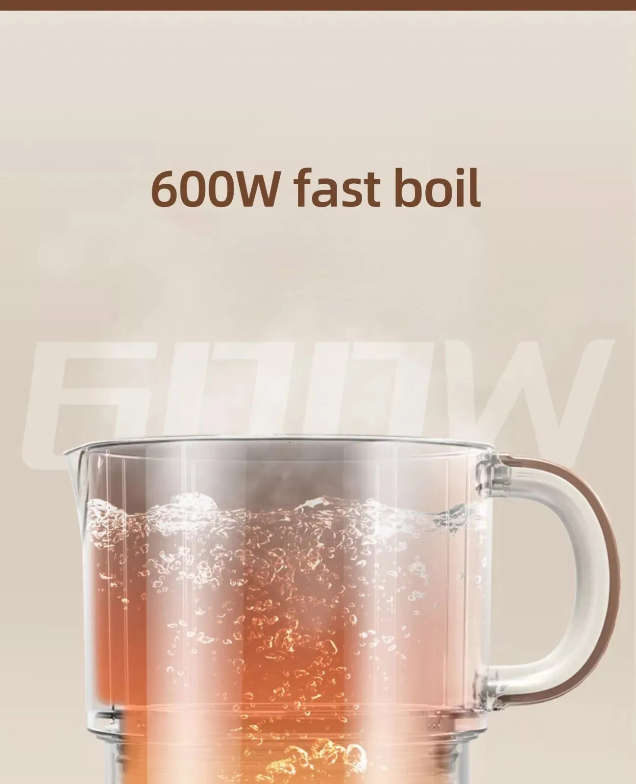 Foldable Electric Kettle Cooker Travel Water Boiler Portable Stainless Steel