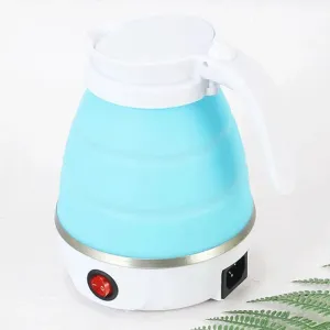 Foldable Household Silicone304 Kettle Best-value Stainless Folding Portable Travel 600Ml Leakproof Steel Instant access Kettle Compression