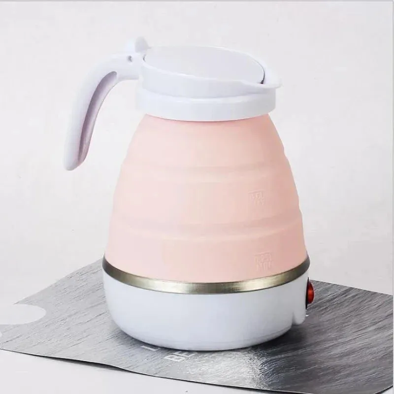 Foldable Household Silicone304 Kettle Best-value Stainless Folding Portable Travel 600Ml Leakproof Steel Instant access Kettle Compression