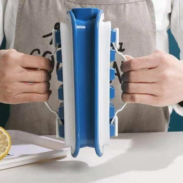 Foldable Ice Maker - Portable Ice Mold Tray
