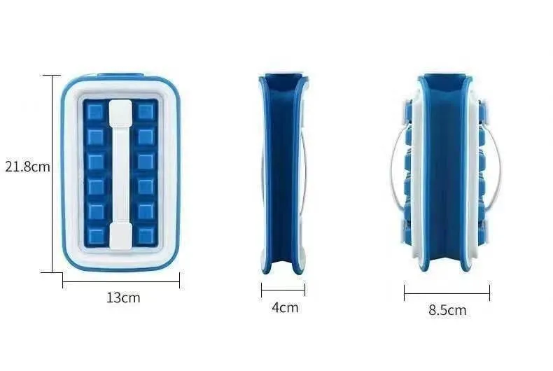Foldable Ice Maker - Portable Ice Mold Tray