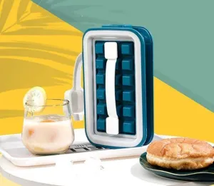 Foldable Ice Maker - Portable Ice Mold Tray