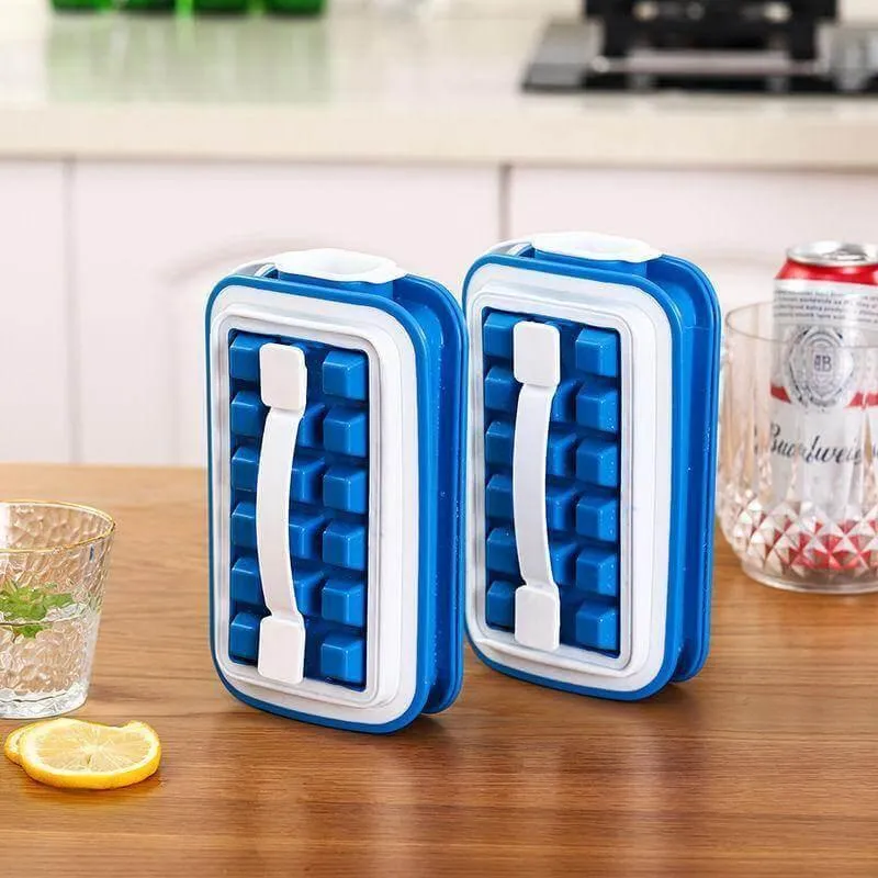 Foldable Ice Maker - Portable Ice Mold Tray