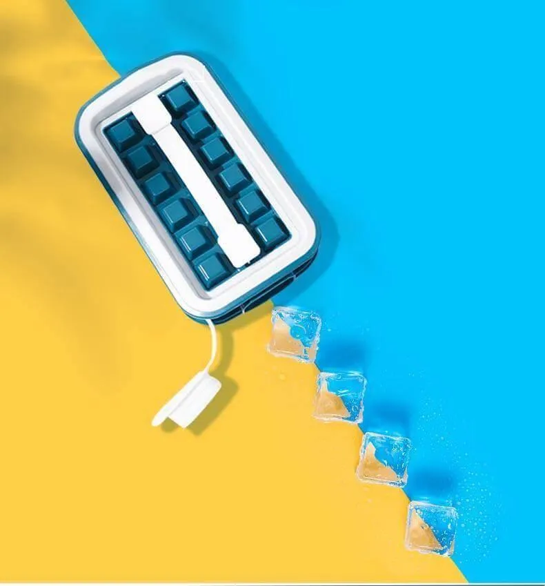 Foldable Ice Maker - Portable Ice Mold Tray