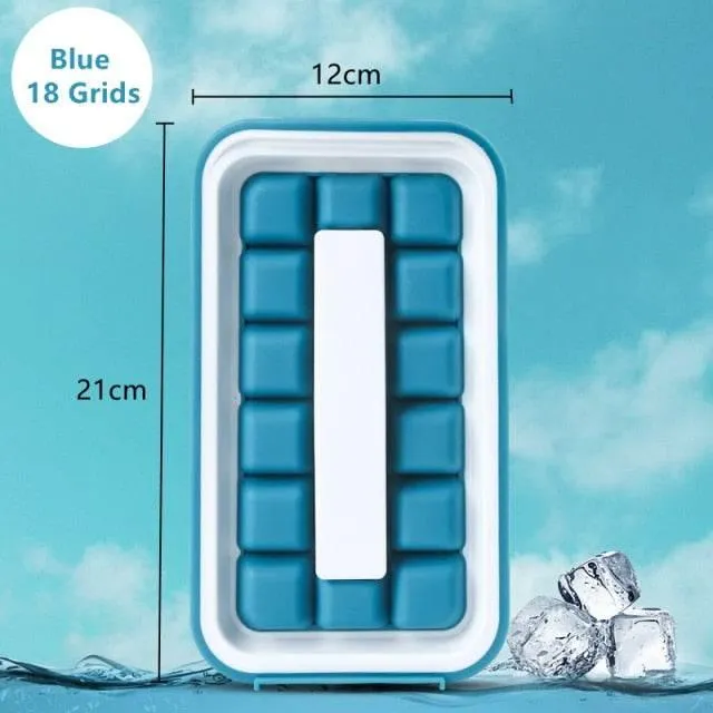 Foldable Ice Maker - Portable Ice Mold Tray