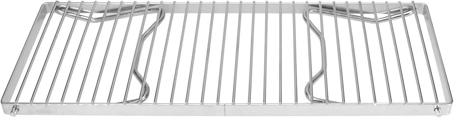 Folding Campfire Grill, Grate Barbeque Grill, Stainless Steel Camping for BBQ Picnic