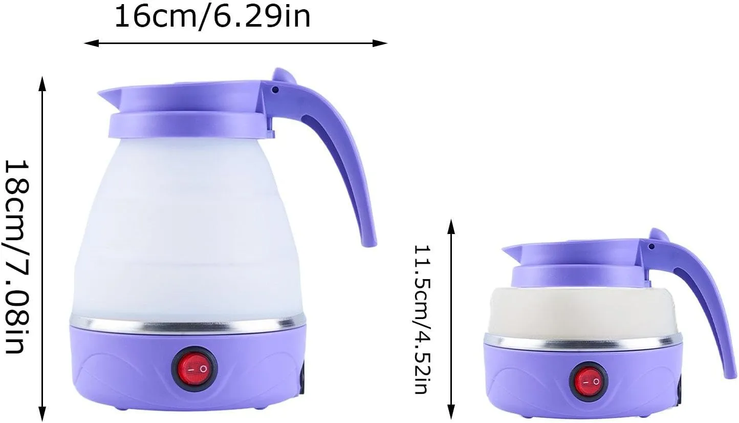Folding Electric Kettle, Portable Folding Kettle, Compact Folding Electric Kettle, Travel-Friendly Electric Kettle, Foldable Kettle for Camping, Folding Electric Kettle for Travel
