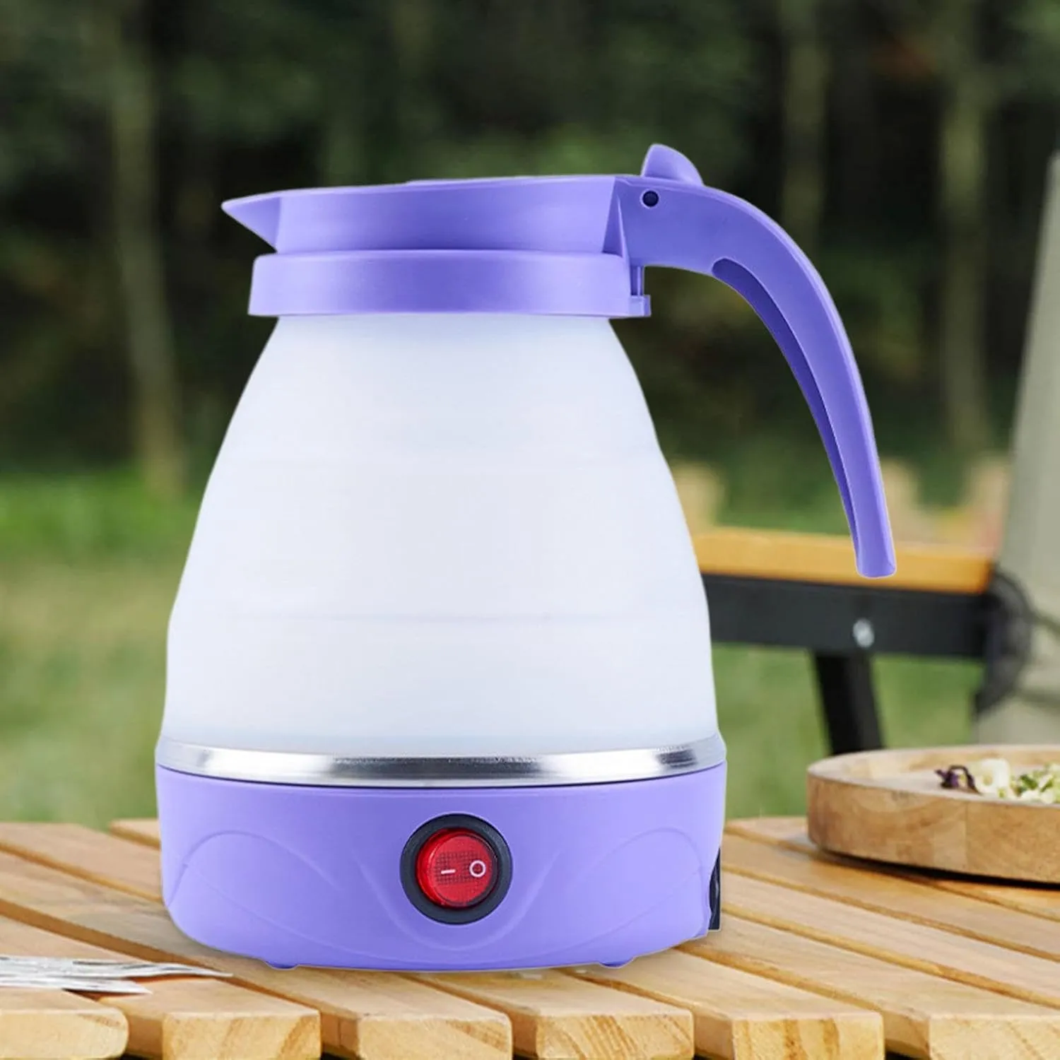 Folding Electric Kettle, Portable Folding Kettle, Compact Folding Electric Kettle, Travel-Friendly Electric Kettle, Foldable Kettle for Camping, Folding Electric Kettle for Travel