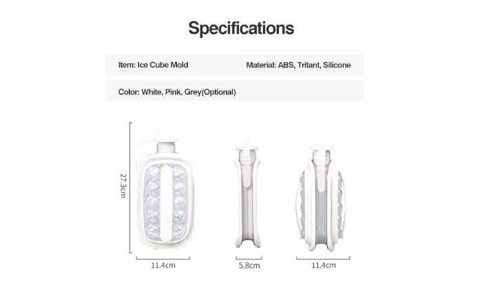 Folding Ice Maker Bottle