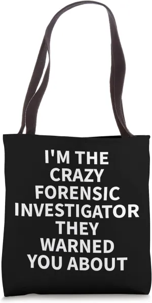 Forensic Investigator Apparel - Top Investigators Design Tote Bag