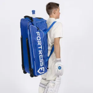 FORTRESS Original Wheelie Cricket Bag - Heavy duty wheels | Maximum Strength & Durability