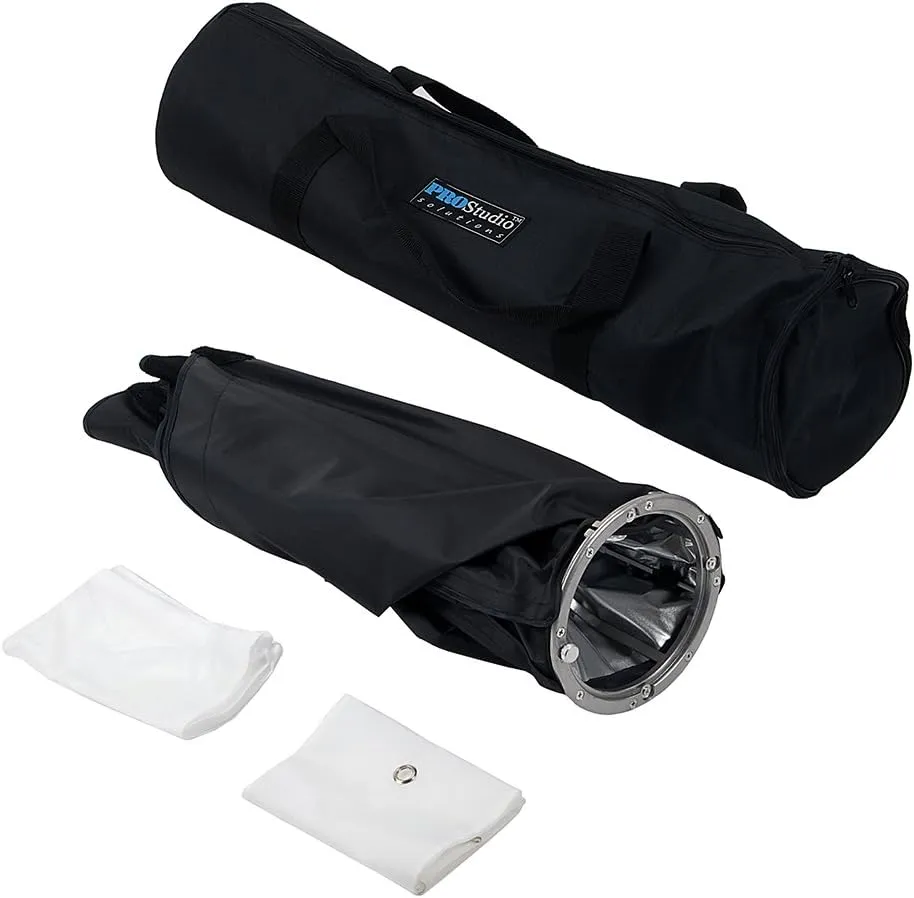Fotodiox EZ-Pro Strip Softbox 9x36 (22x90cm) - Collapsible Strip Softbox with Broncolor Speedring for Broncolor (Impact), Visatec, and Compatible