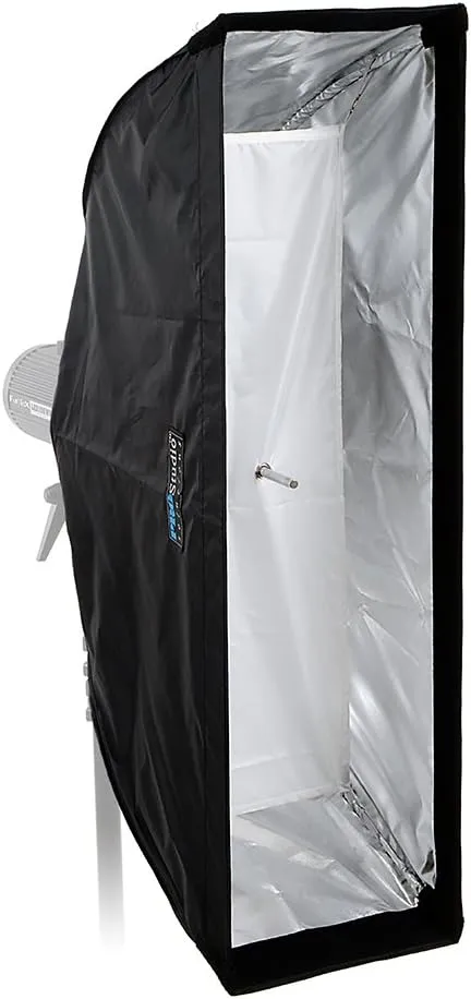 Fotodiox EZ-Pro Strip Softbox 9x36 (22x90cm) - Collapsible Strip Softbox with Broncolor Speedring for Broncolor (Impact), Visatec, and Compatible