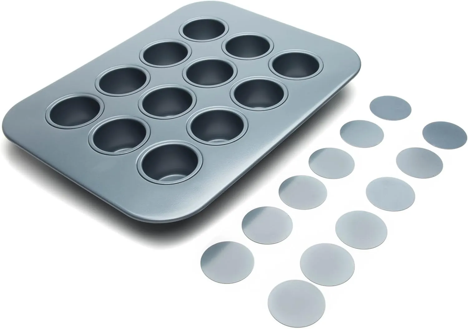 Fox Run Mini Cheesecake Pan with Removable Bottoms, Non-Stick, 10.5 x 14 x 1.5 inches