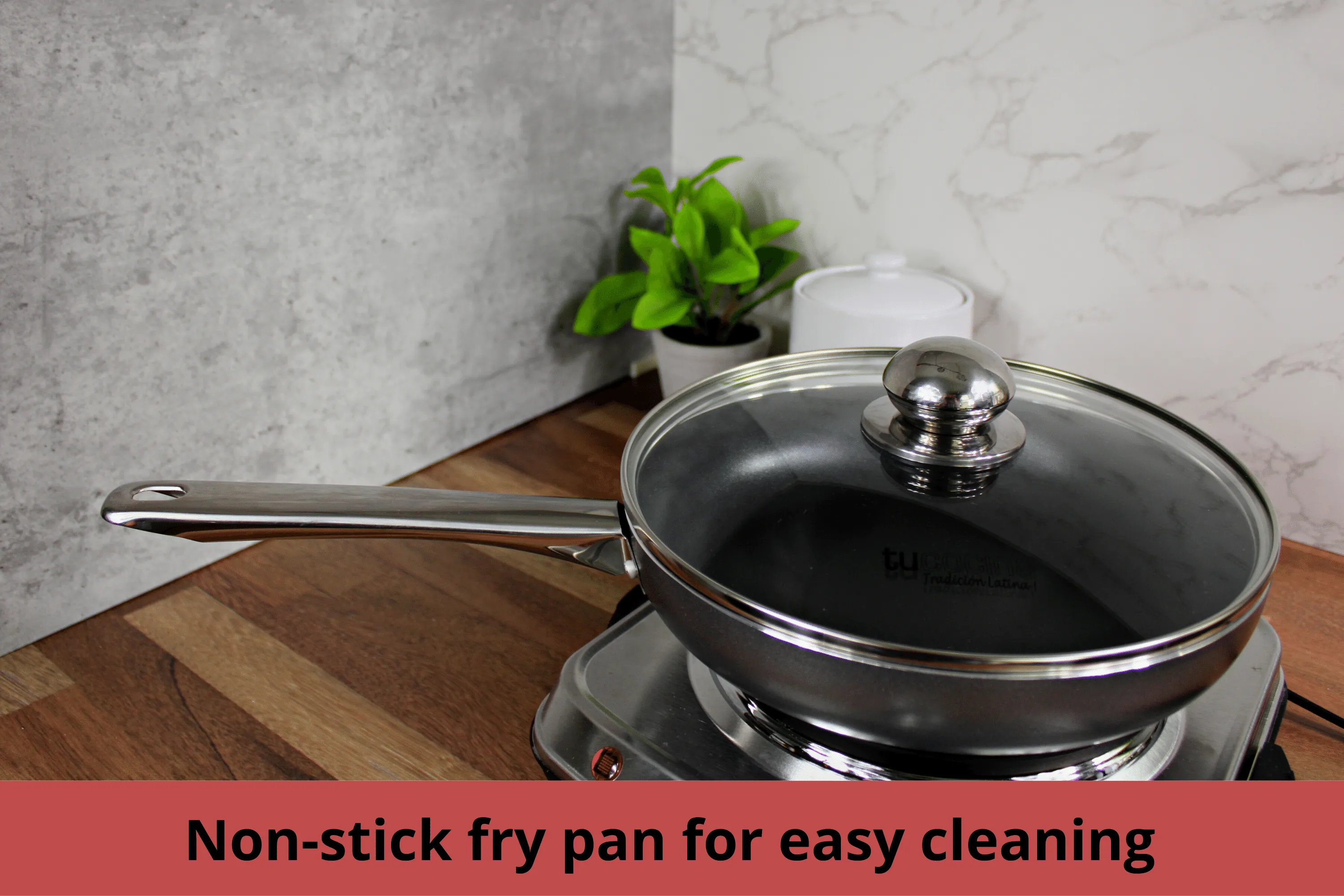 Fry Pan with Glass Lid