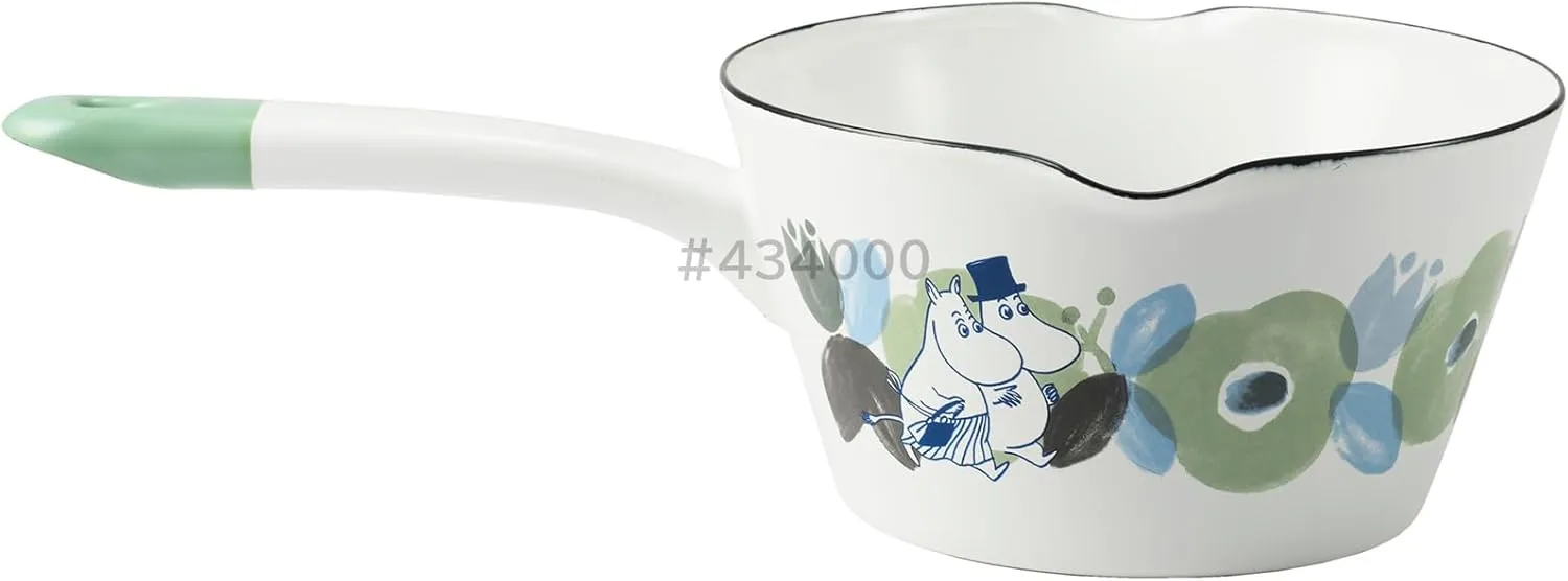 Fuji Hollow Moomin Flower Garden 5.5 inches (14 cm) Milk Pan MTH-14M