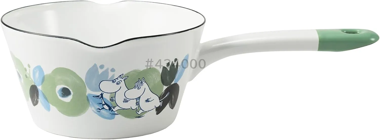 Fuji Hollow Moomin Flower Garden 5.5 inches (14 cm) Milk Pan MTH-14M