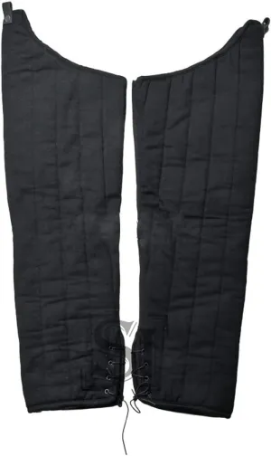 Functional Medieval Gambeson Leg Armor Cotton Padded Leggings Protector