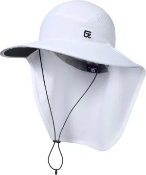 GADIEMKENSD Foldable Sun Hat with Neck Flap, UPF 50  Wide Brim Fishing Hat for Men Women, Quick Drying and Breathable