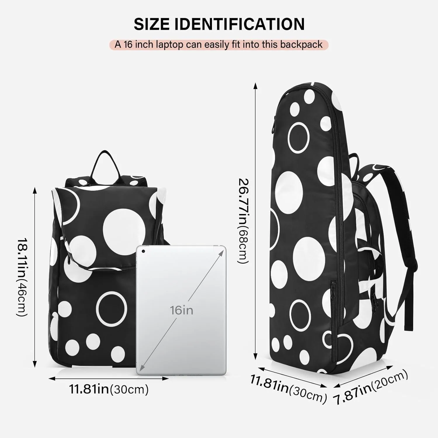 GAIGEO Pink Green Gradient Pickleball Bag, Large Space Pickleball Bags for Women, Durable Polyester, Printing Design