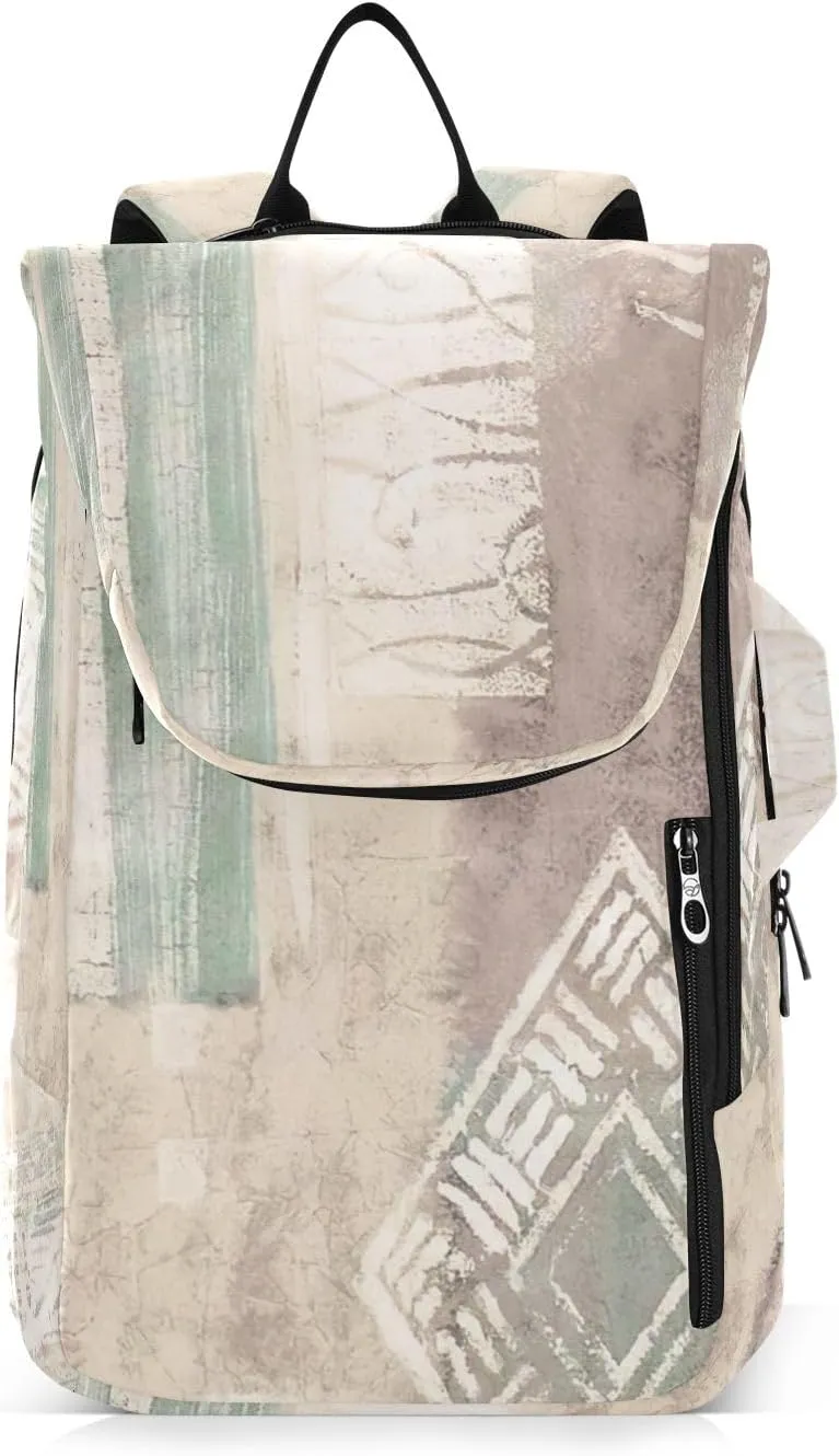 GAIGEO Teal Dragonflies Dark Tennis Backpack, Large Capacity Tennis Racket Bag, Various Storage Methods