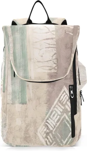 GAIGEO Teal Dragonflies Dark Tennis Backpack, Large Capacity Tennis Racket Bag, Various Storage Methods