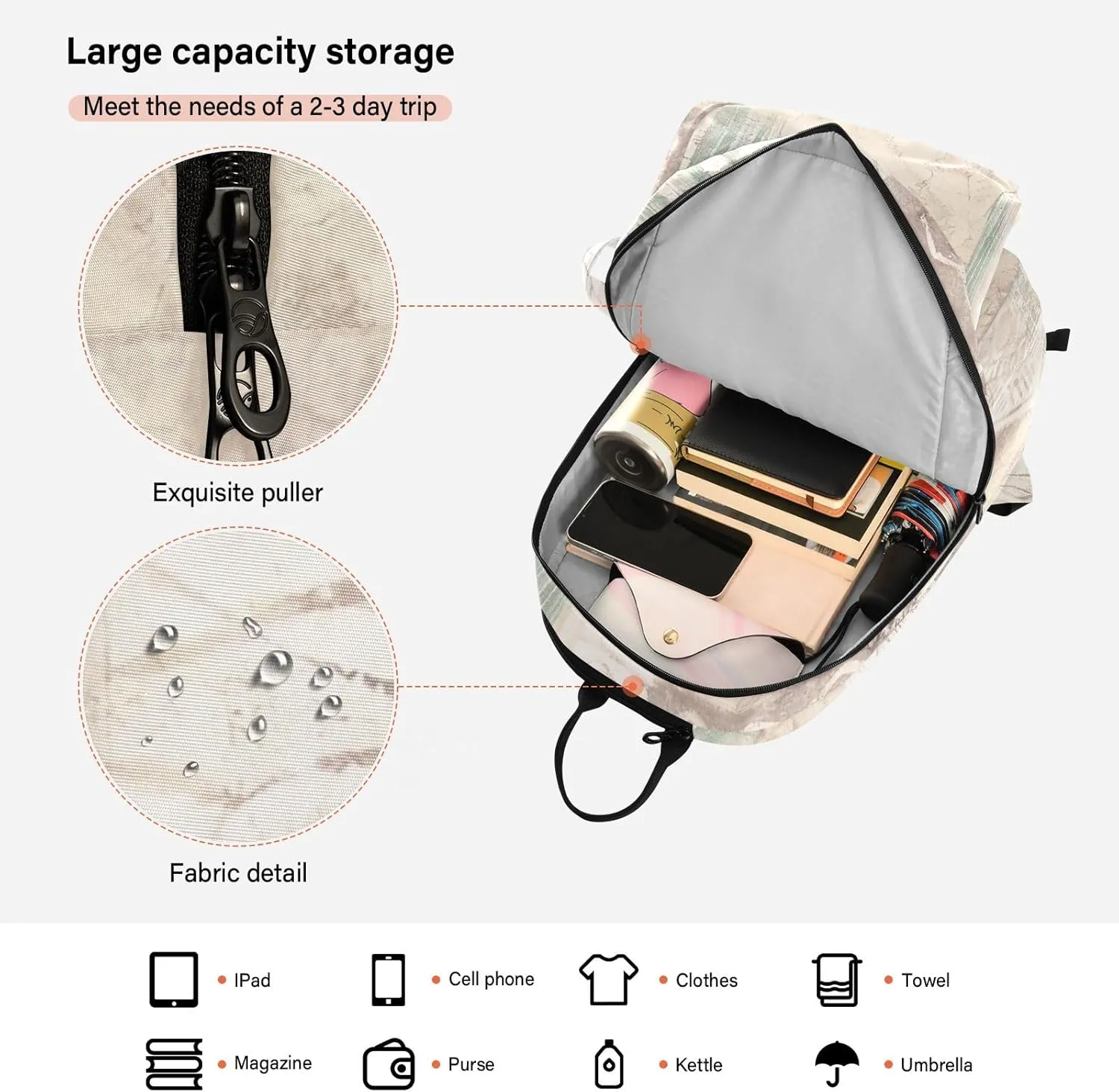 GAIGEO Teal Dragonflies Dark Tennis Backpack, Large Capacity Tennis Racket Bag, Various Storage Methods