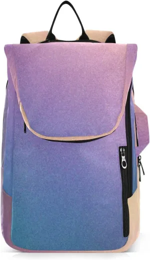 GAIGEO Teal Turquoise Glitter Sparkle Racket Bag, Multilayer Design Pickle Ball Bag, Sports and Daily Use