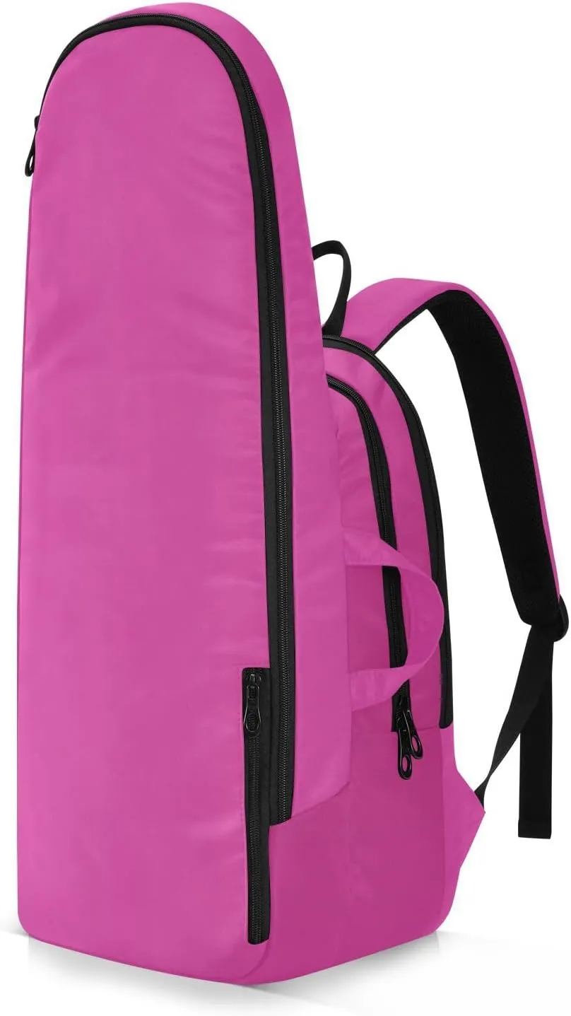 GAIGEO Turquoise Blue Purple Gradient Pickleball Bag, Large Capacity Gifts for Pickleball Lovers, Various Storage Methods
