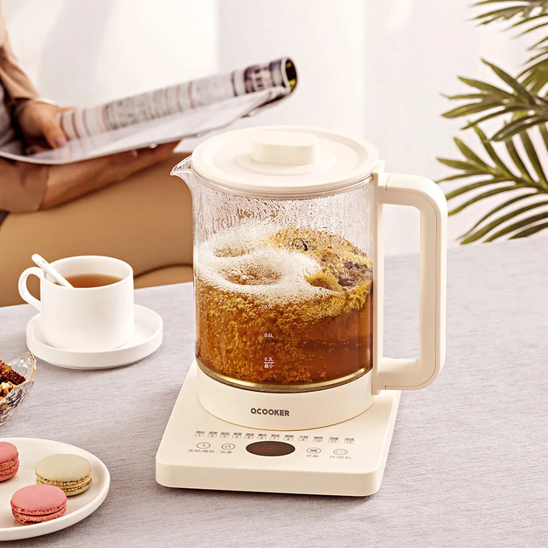 Glass electric kettle multifunction preserving health kettletea pot thermal flower teapot