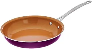 Gotham Steel ceramic & Titanium Nonstick 10.25" Fry Pans, 10.25", Purple